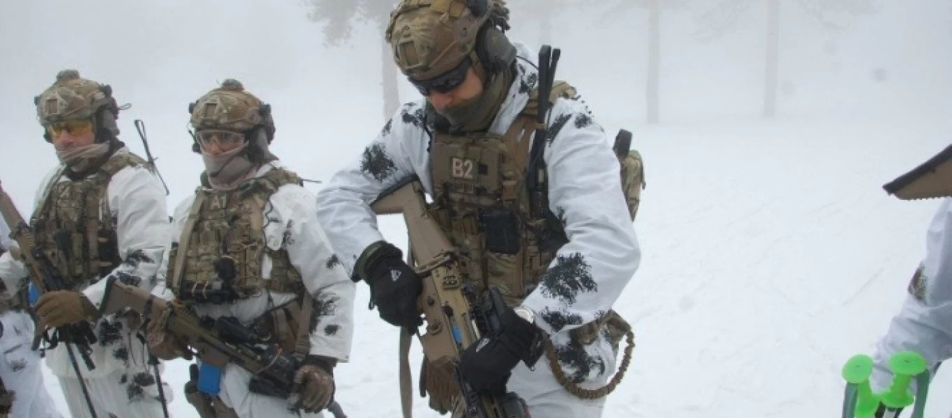 «Διθύραμβοι» Ισραηλινών για τους Κύπριους Καταδρομείς σε κοινές ασκήσεις στο χιονισμένο Τρόοδος